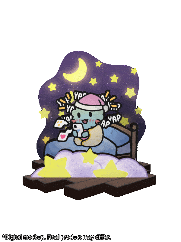 Late-Night Yaps - Wooden Standee [FAN MERCH] product image (2)
