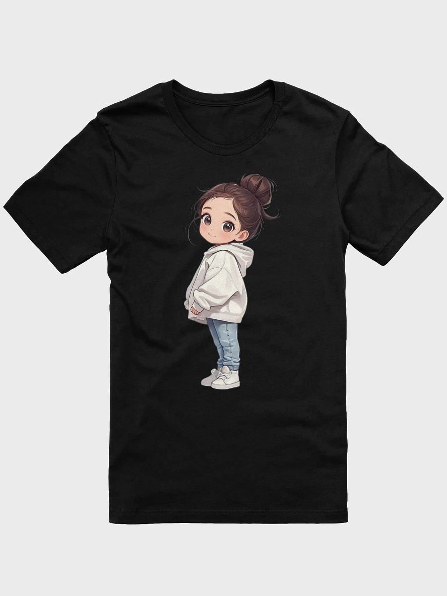 Cute Hoodie Girl Art – Cozy Anime Style – Kawaii Oversized Hoodie Look – Aesthetic Chibi Girl Illustration product image (1)