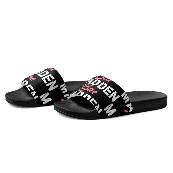 MaddenBae Womens Signature Slides Black product image (2)