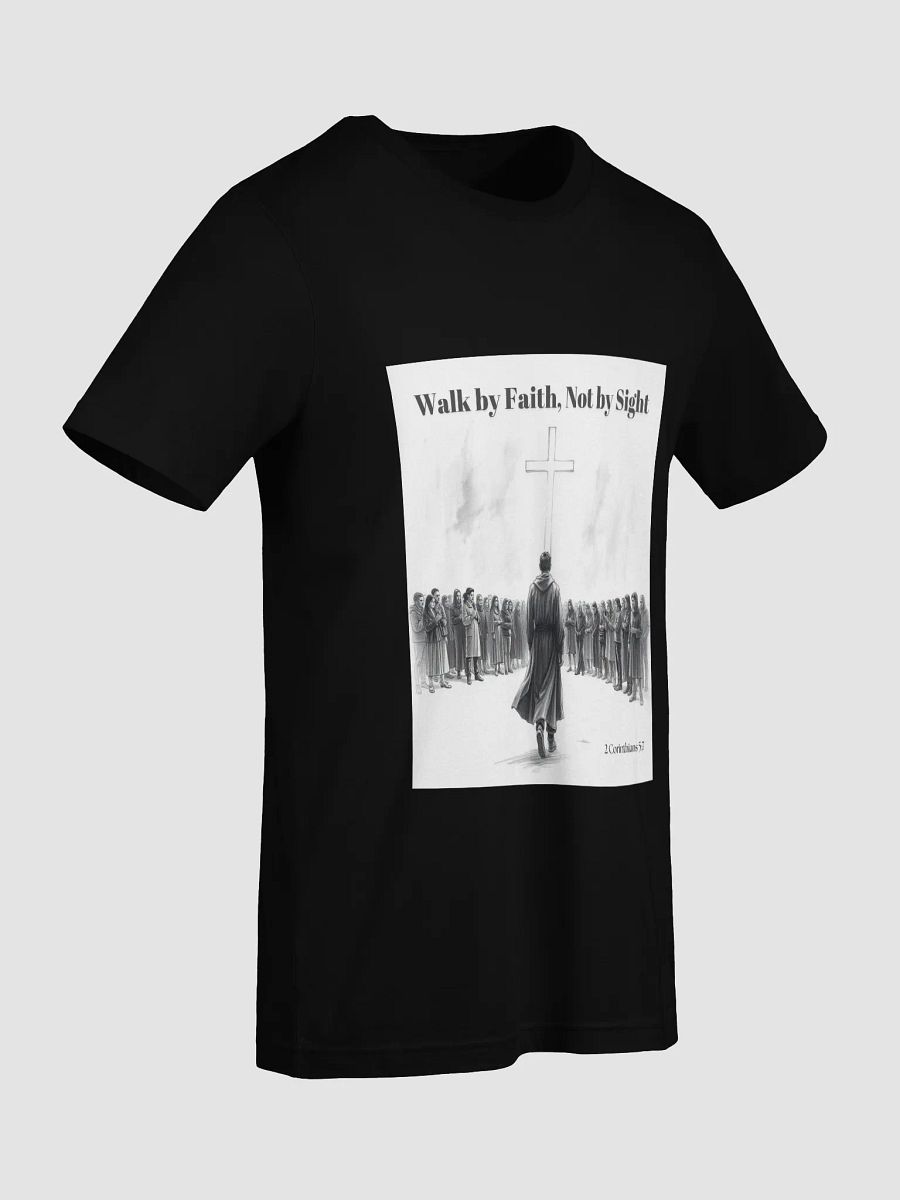 Christian Walking in Faith Tee – Inspirational Scripture T-Shirt product image (33)