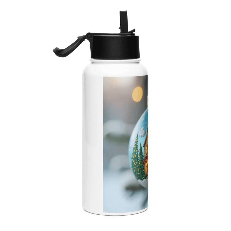 Cozy Christmas Ornament Stainless Steel Water Bottle product image (4)