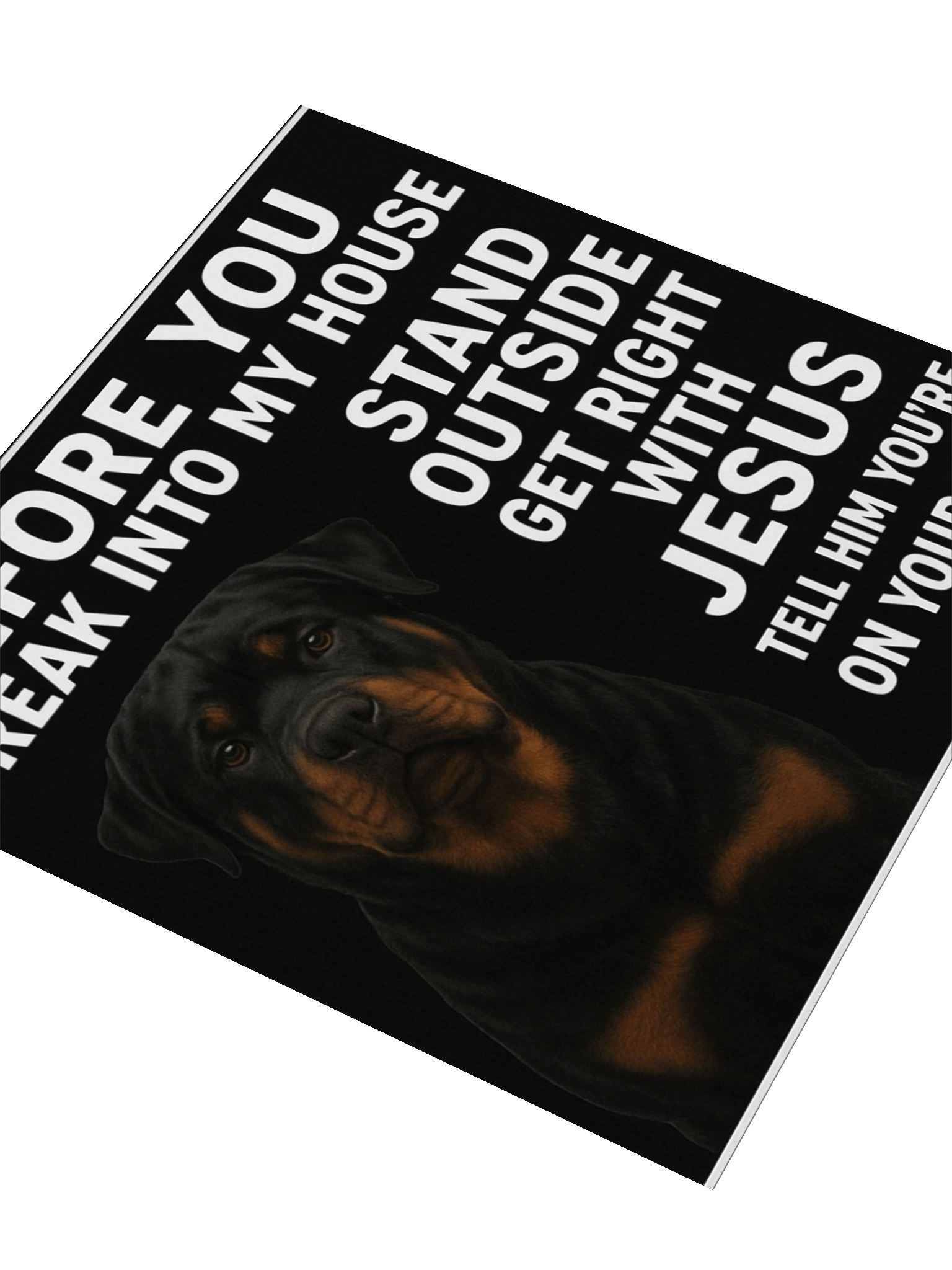 Rottweiler Guardian Sticker product image (7)