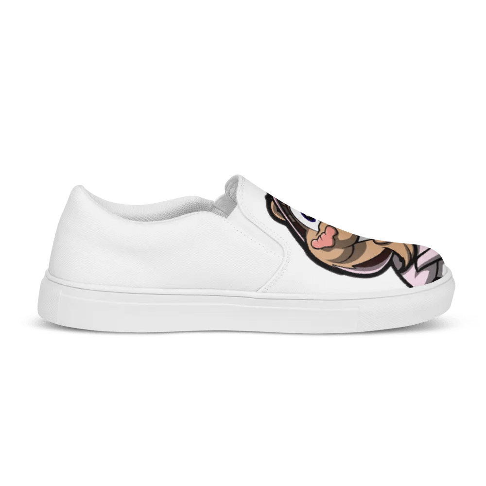 TLG & FADED TLG WHITE SPLIN ON CANVAS SHOES product image (7)