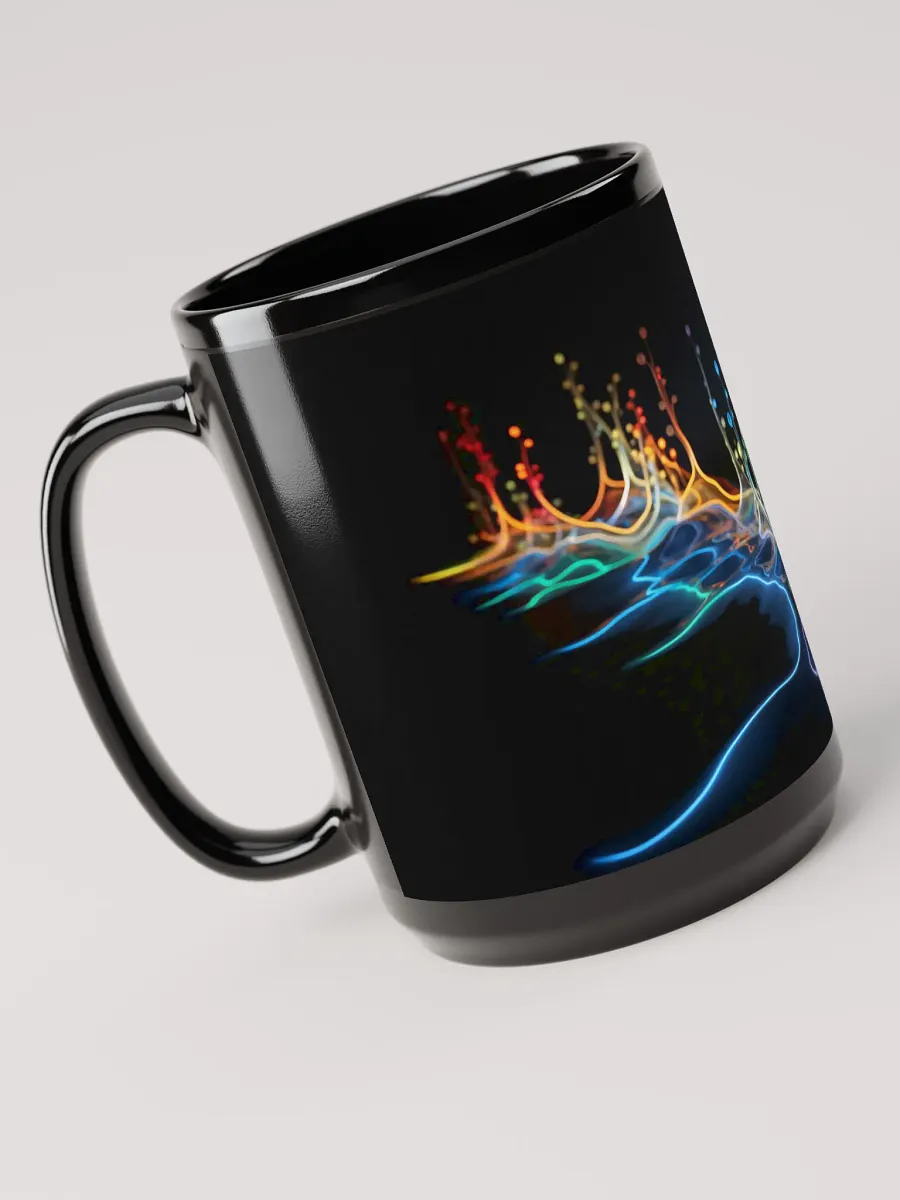 Energizing Wave Black Mug product image (2)