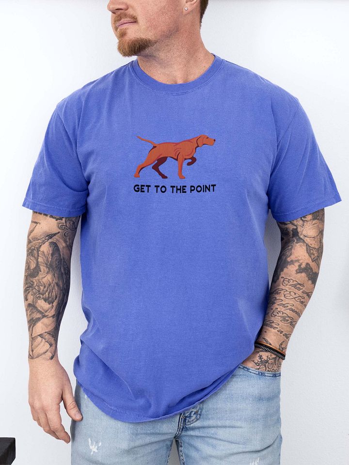 Get to the Point T-Shirt(Embroidered) of a Vizsla product image (2)