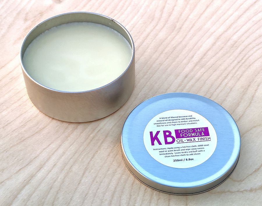 KB Oil-Wax Finish - FOOD SAFE Formula 250ML For Wood & Metal product image (1)