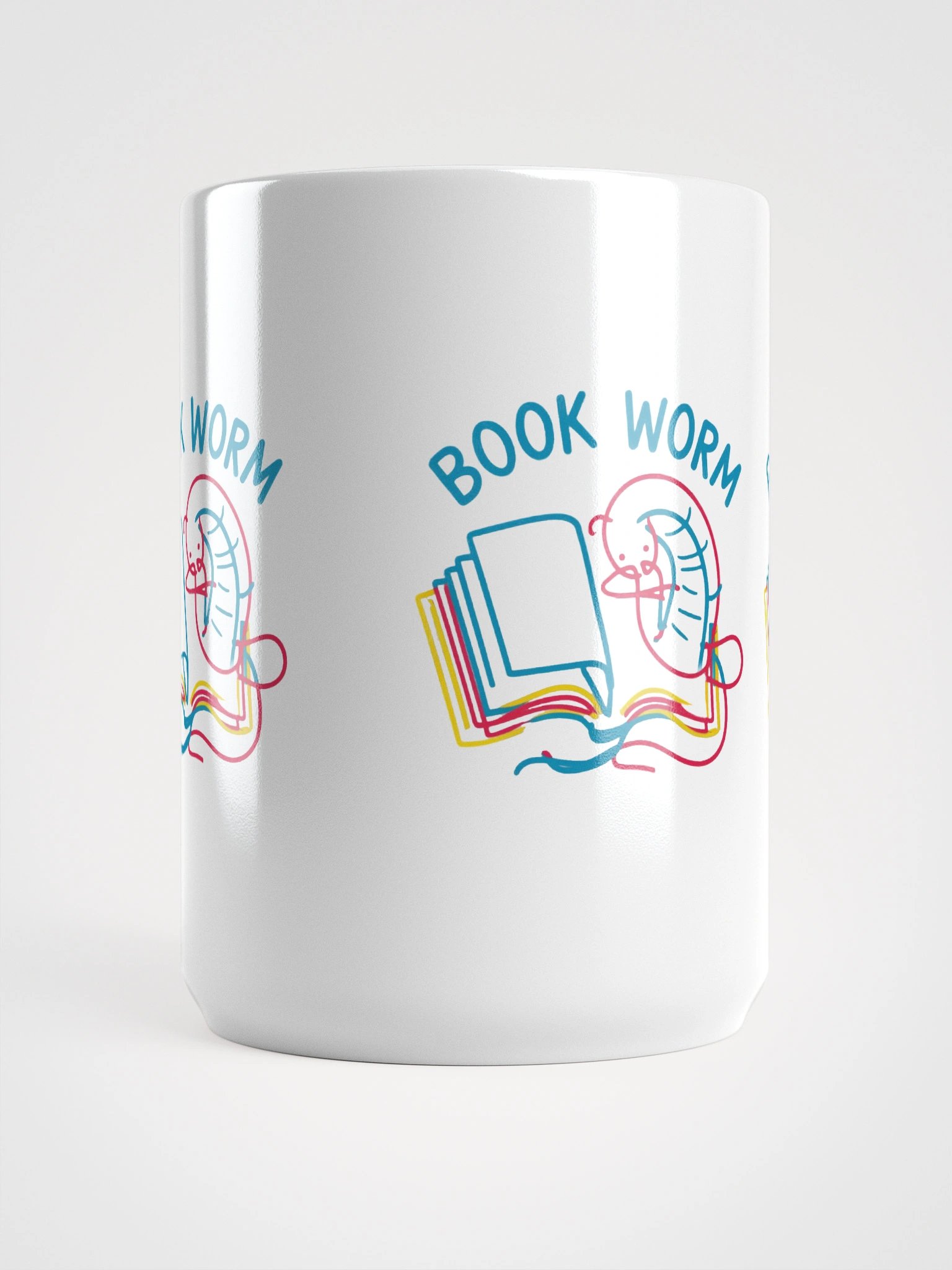 Colorful Book Worm Mug product image (5)