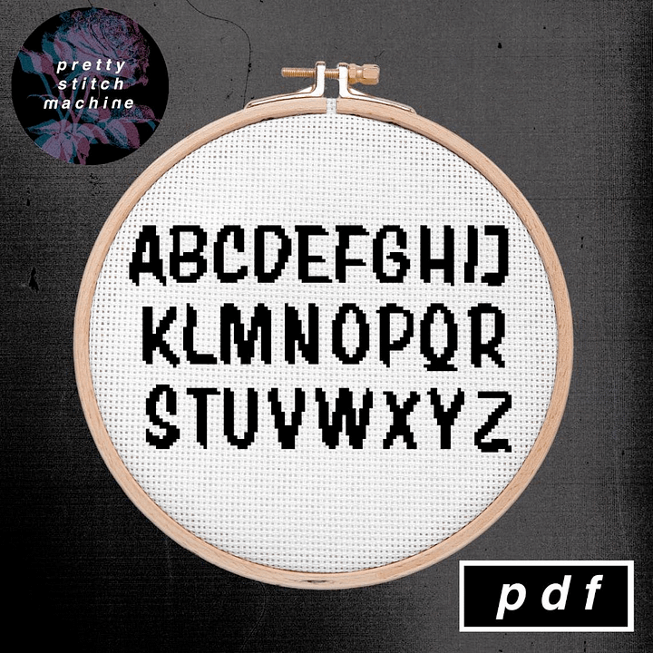 Large Hand Lettering Alphabet / Font Pattern product image (1)