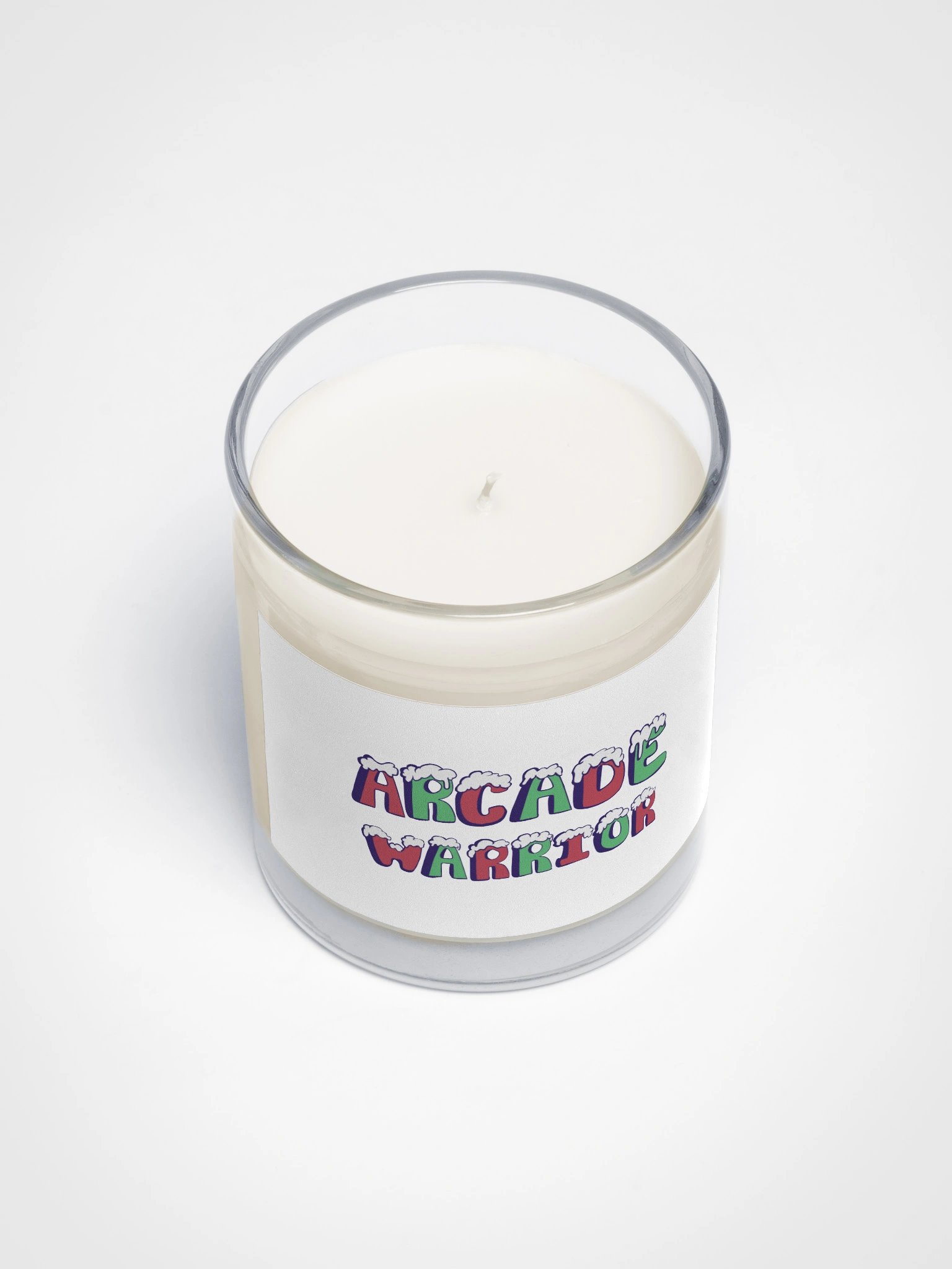 Arcade Warrior Holiday Logo Candle Christmas 2025 product image (3)