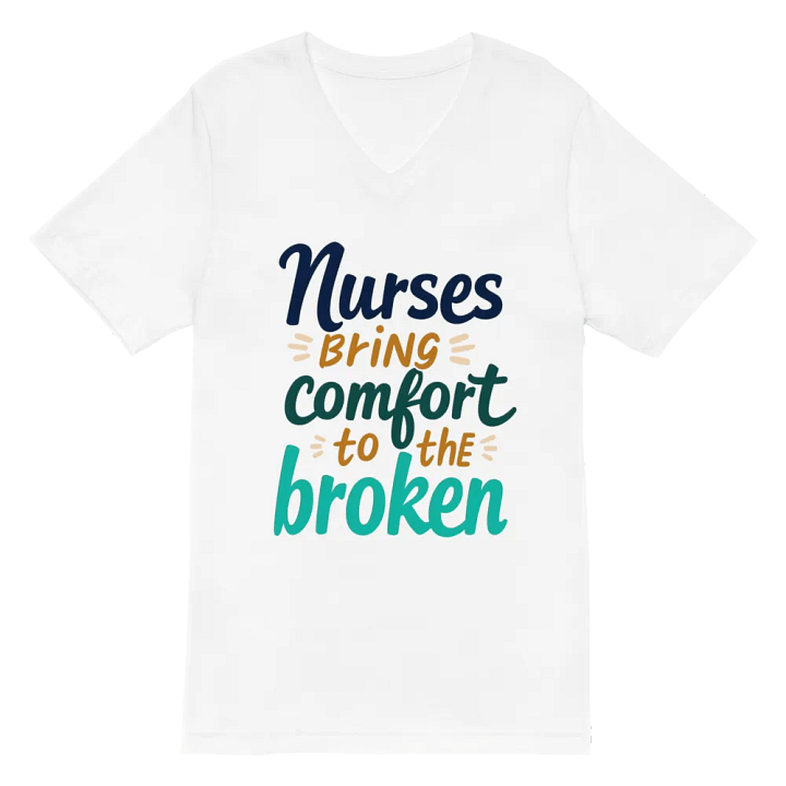 Comforting Nurses V-Neck Tee product image (6)
