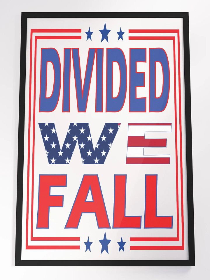 Divided We Fall - USA - Framed High-Quality Matte Poster product image (2)