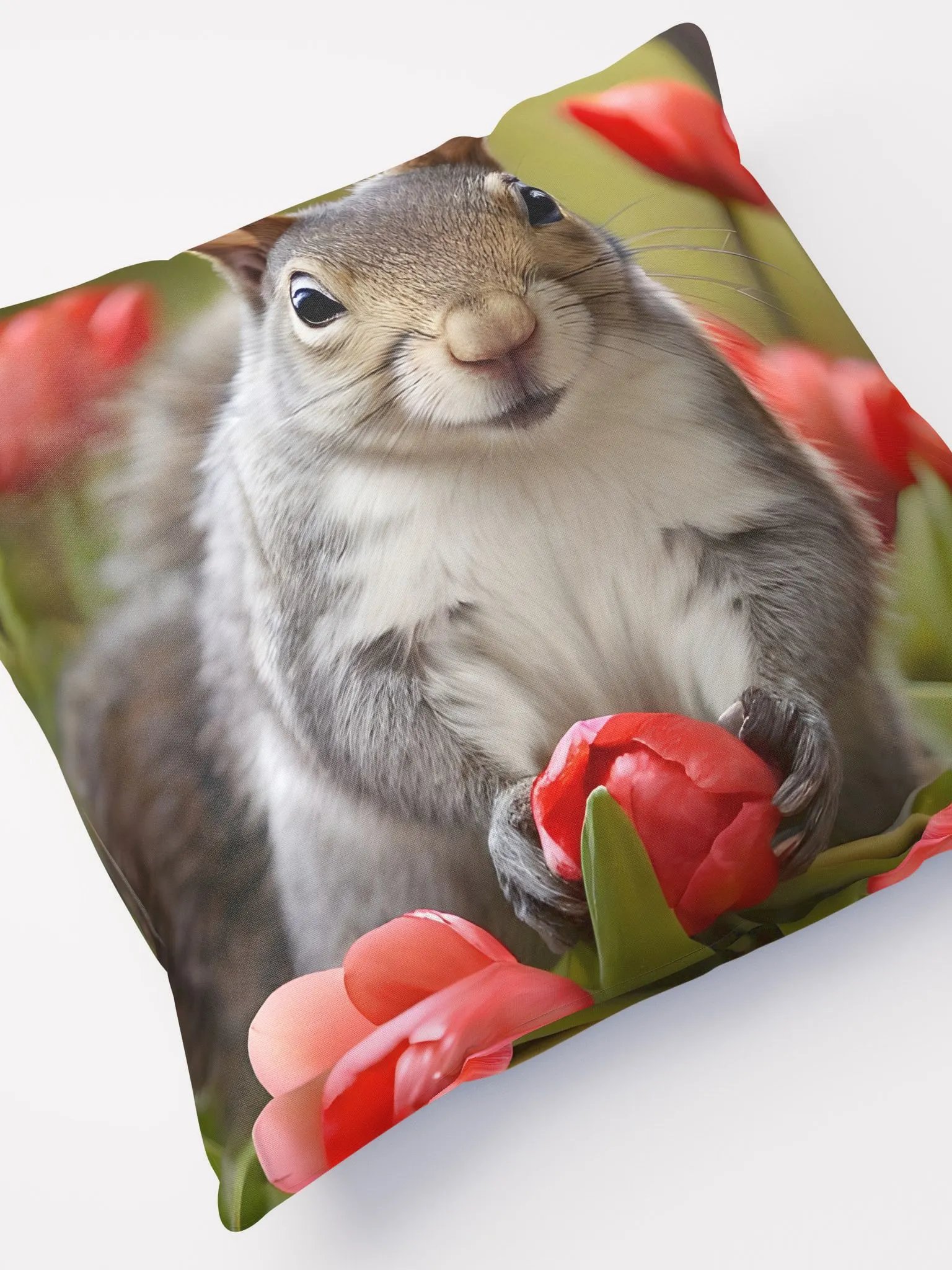 A Curious Visitor Among the Tulips product image (7)