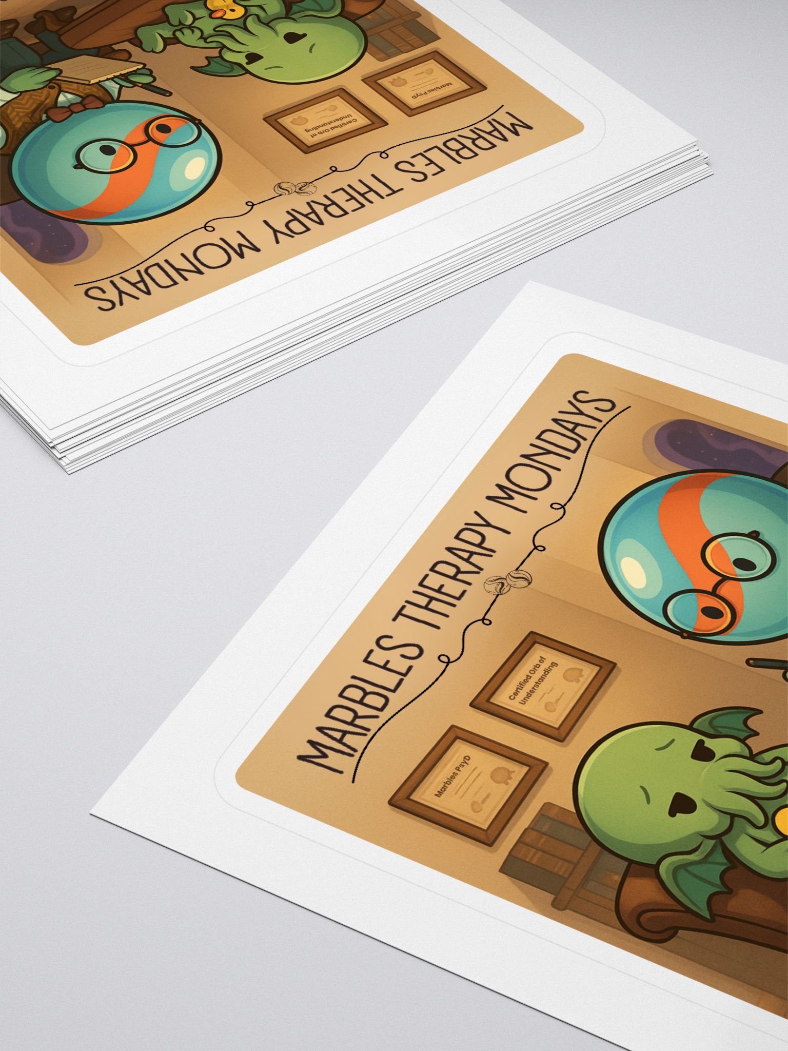 Marble Therapy Mondays™ Sticker product image (4)