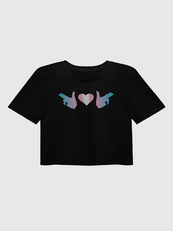 Finger Guns (trans flag) Crop Top product image (1)