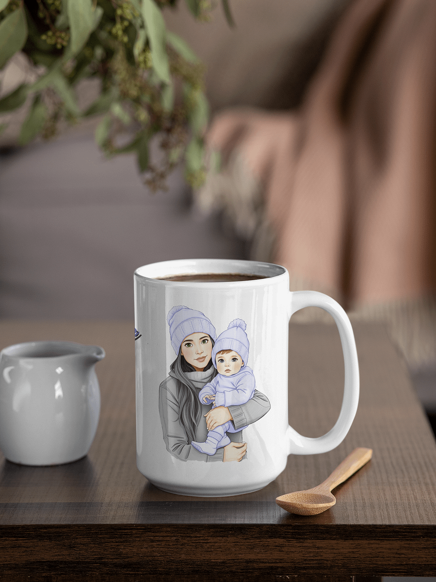 💙Sip in Style, Supermom!💙 (Green eyes, Black hair) product image (1)