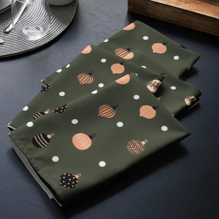 Festive Ornaments Cloth Napkin Set product image (1)