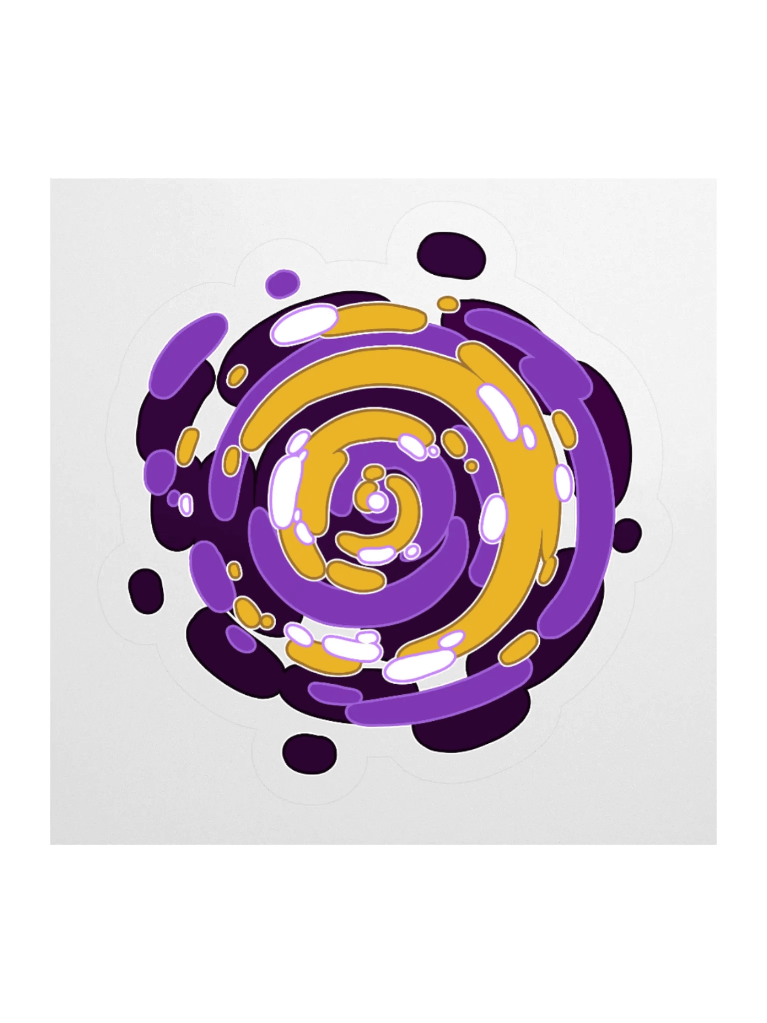 Time Warp Sticker (Nonbinary Pride Flag) product image (1)