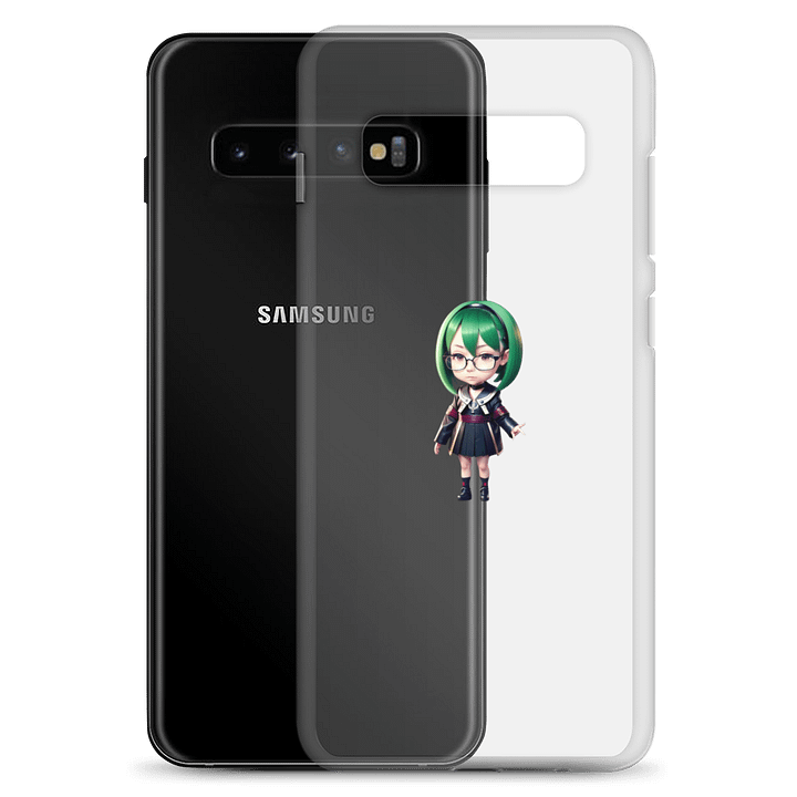 (Green CHIBI) K Clear Case for Samsung product image (2)
