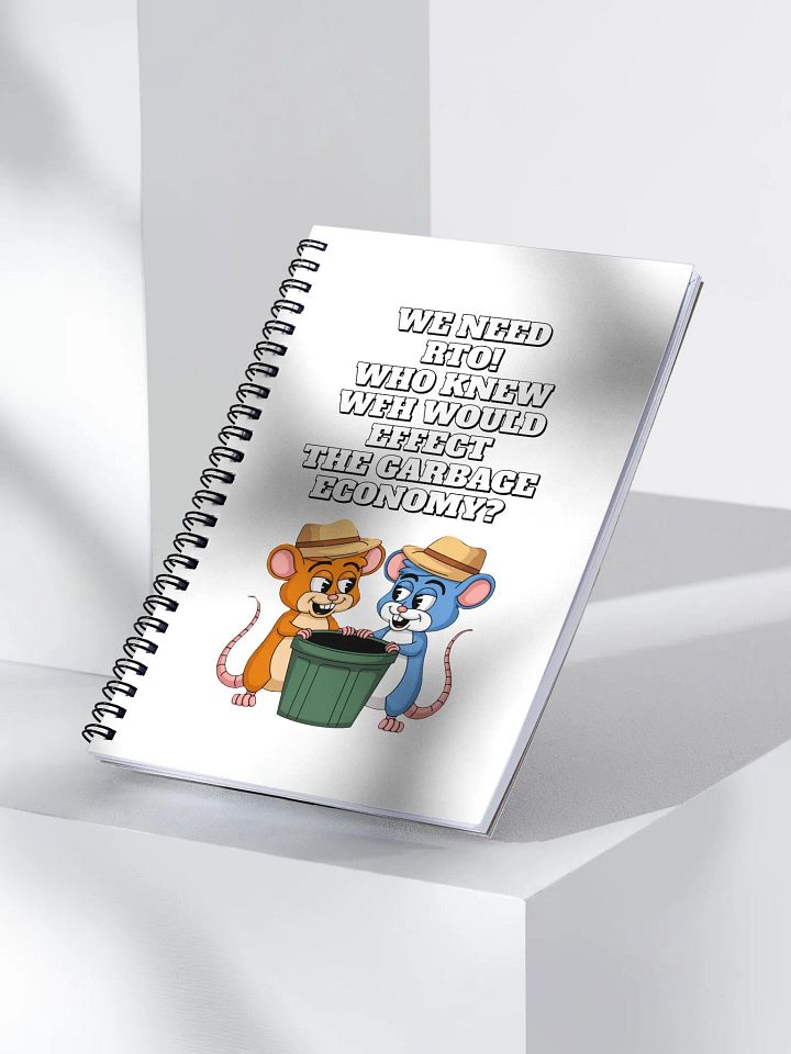 Who Knew WFH Would Effect The Gargabe Economy? Spiral Notebook product image (2)