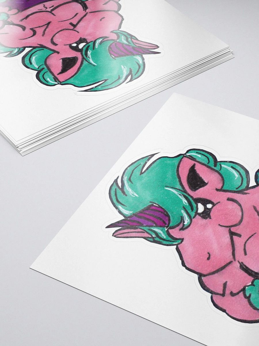 Swole Unicorn Sticker product image (5)