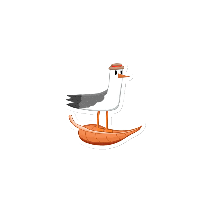 Autumn Ride Magnet (Orange) product image (1)