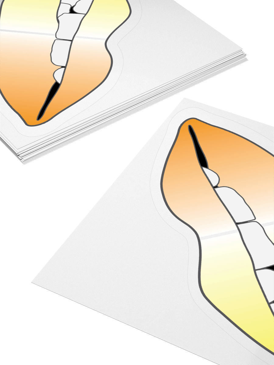 Maverique Pride Gradient Biting Lips Sticker product image (11)