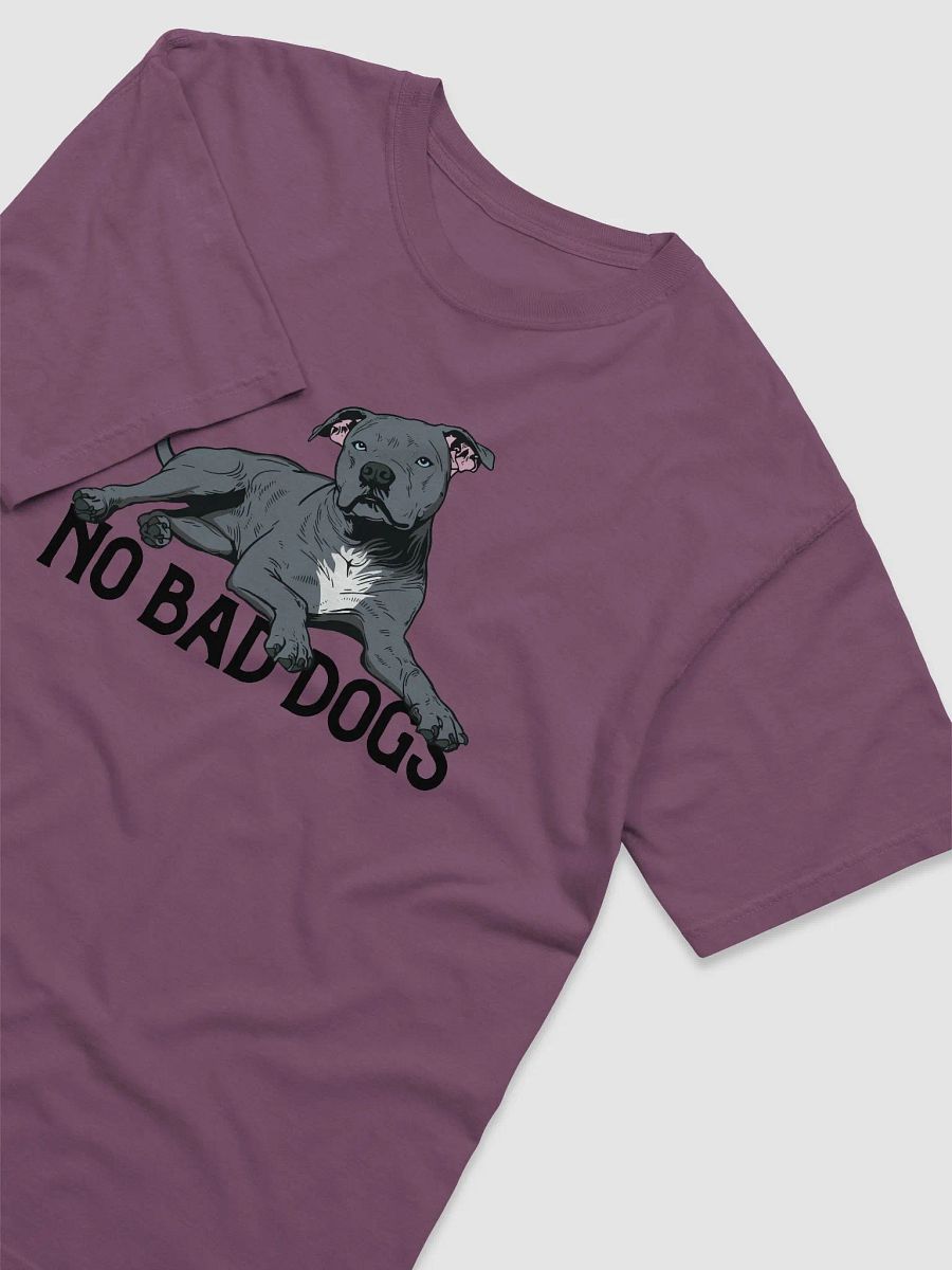 No Bad Dogs T-Shirt of a Pitbull Terrier (Blue) | Funny T-Shirt for Pittie and Staffordshire Owners product image (11)