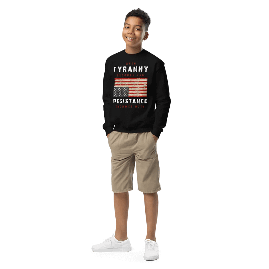 Youth Crew Neck Sweatshirt - A product image (1)