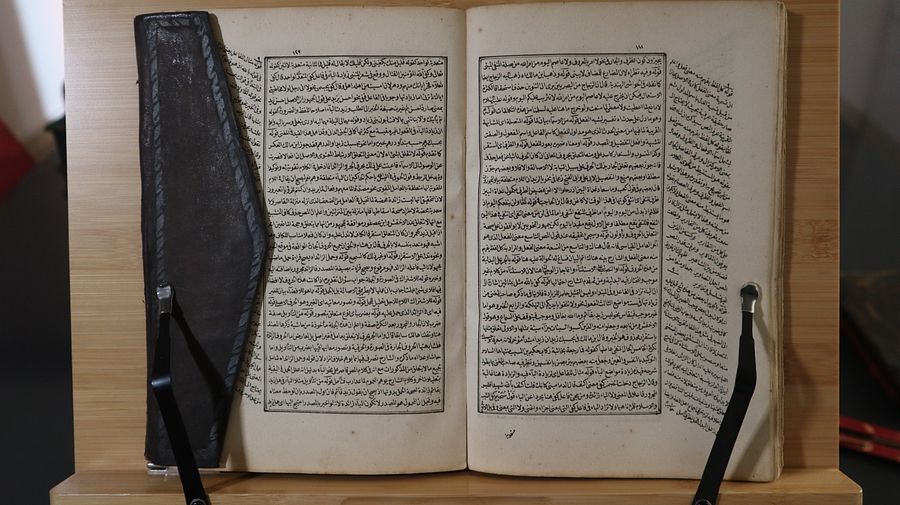 كتاب قديم في النحو مبطوع عام 1850 ايام السلطان عبد المجيد product image (6)