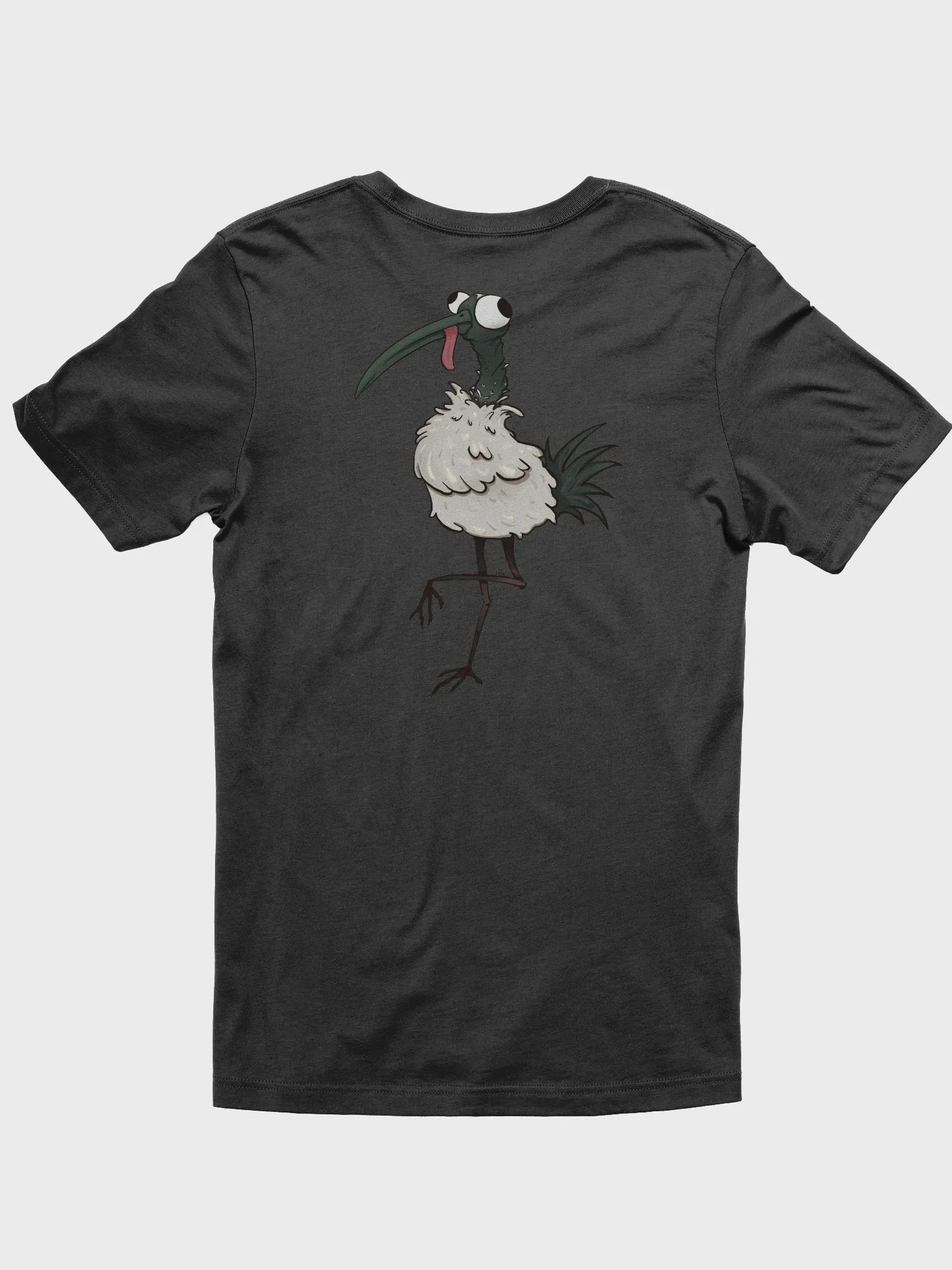 Flip (front) & Bin Chicken (Back) [White Text] Unisex Tee product image (2)