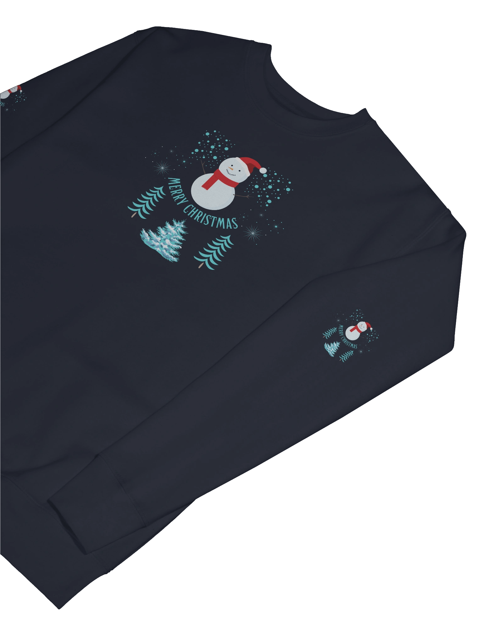 Merry Christmas Snowman Holiday Sweatshirt product image (68)