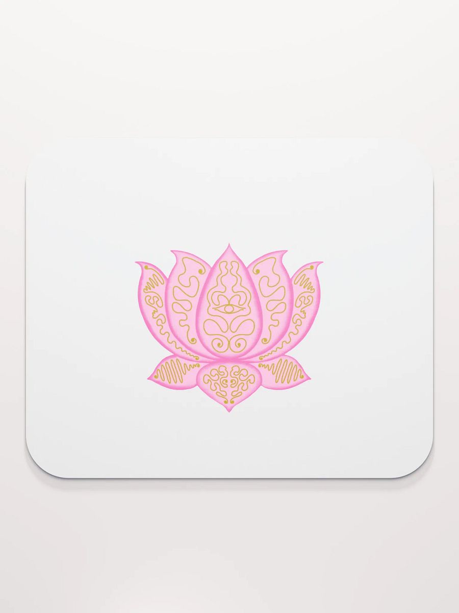 Golden Lotus Mouse Pad product image (2)