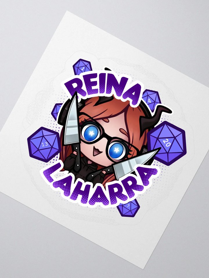 Reina Laharra Logo Sticker product image (1)