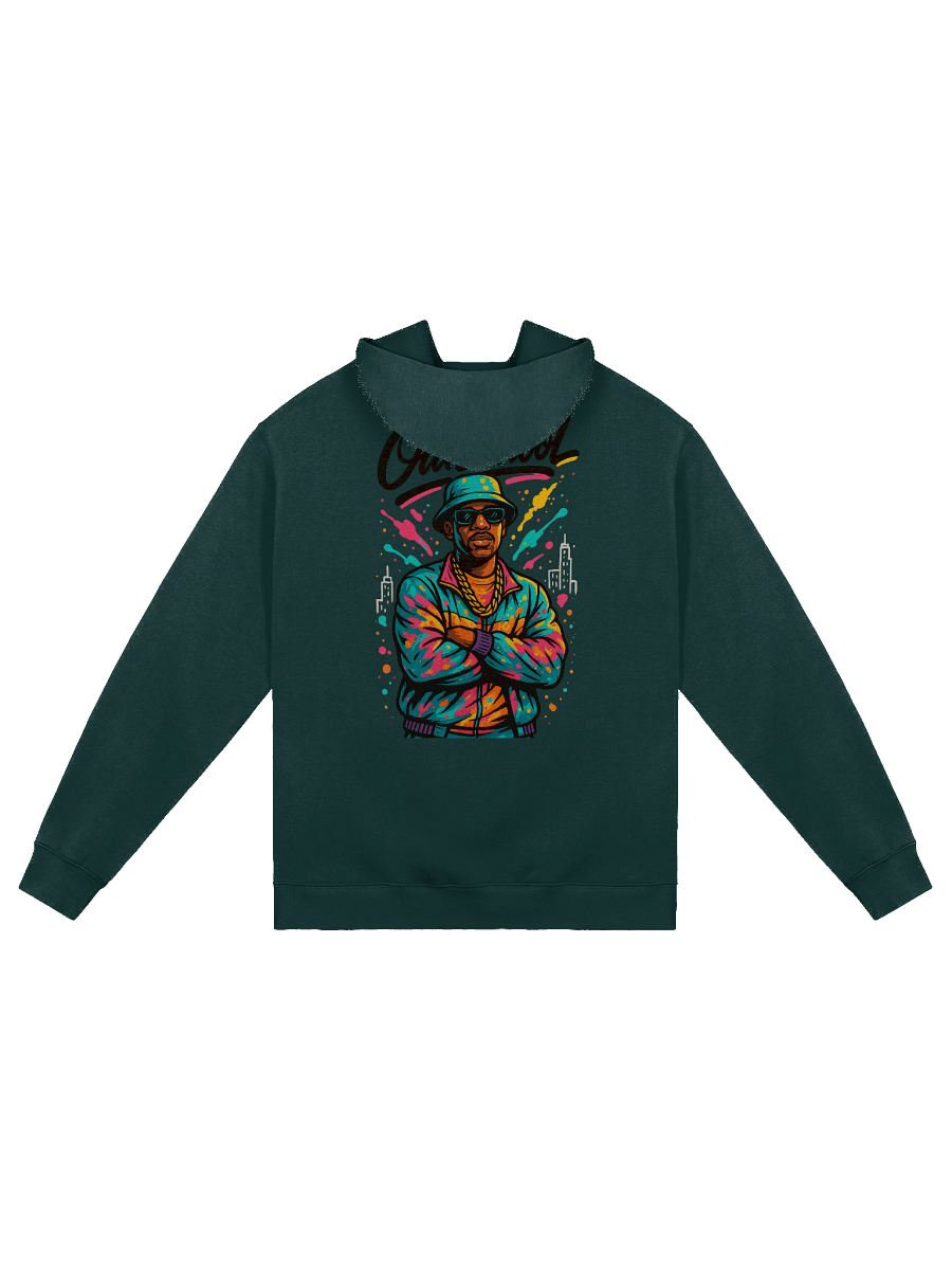 Old School Hip Hop Hoodie– Retro Urban Graffiti Style Design product image (5)