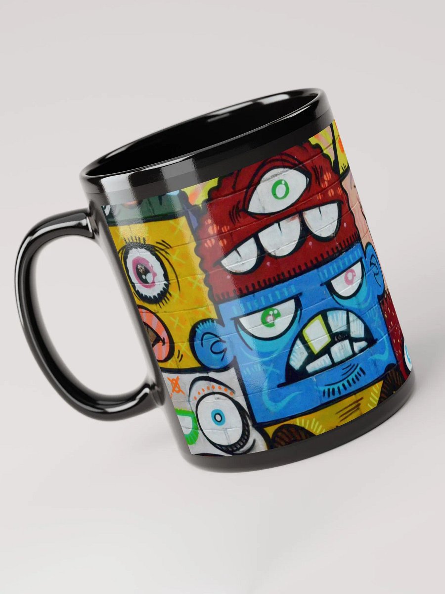 Black Funky-Face Mug product image (3)