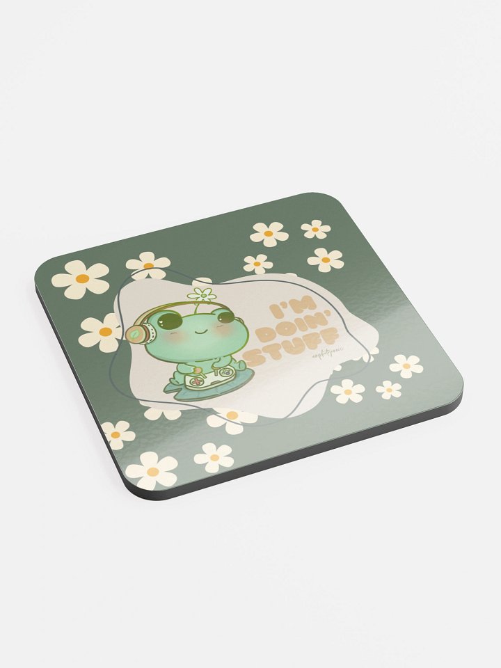 I'm Doin Stuff Cork Coaster product image (2)