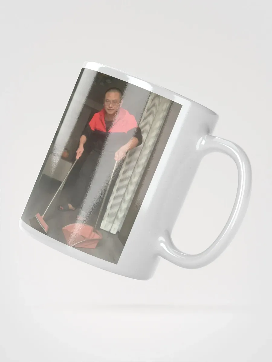 White Glossy Mug :hygiene guy product image (6)