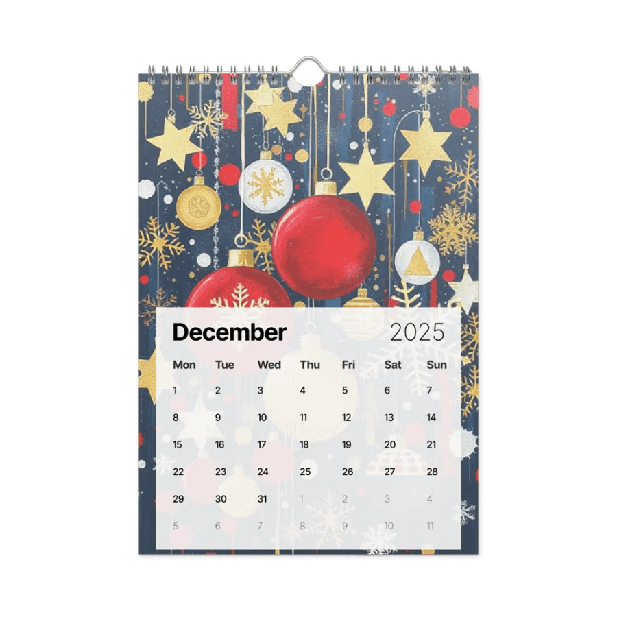 ART ABSTRACT WALL CALENDAR 2025 product image (4)