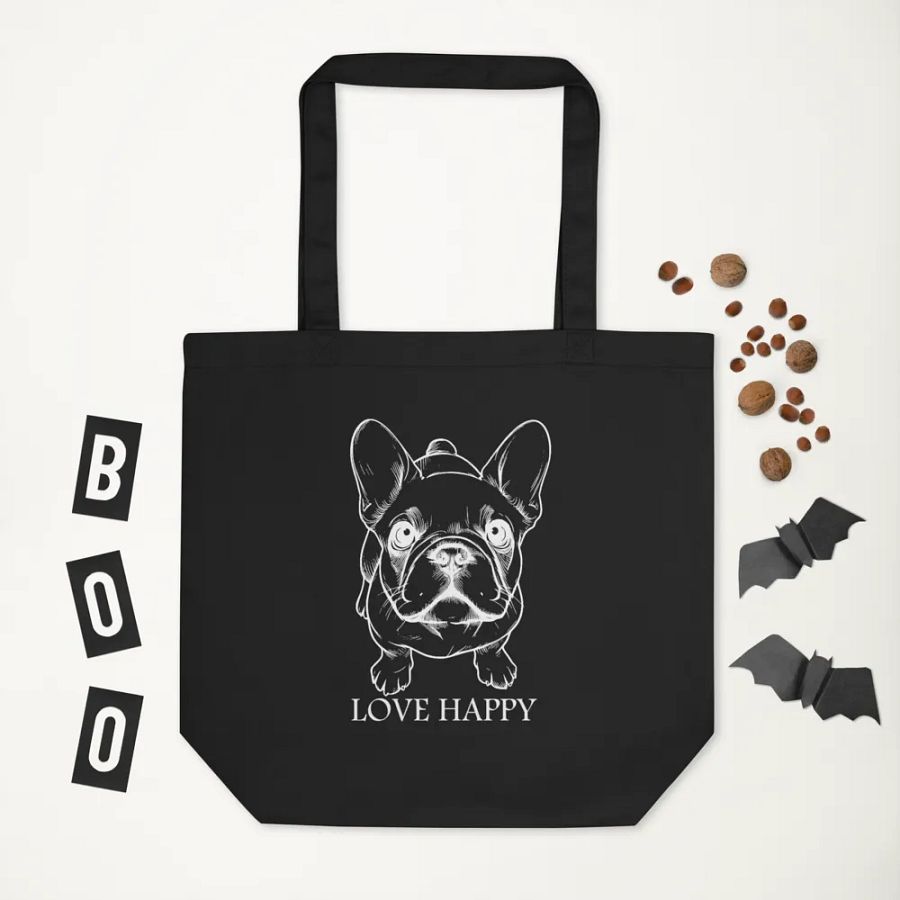 Love Happy - Frenchie Tote Bag product image (3)