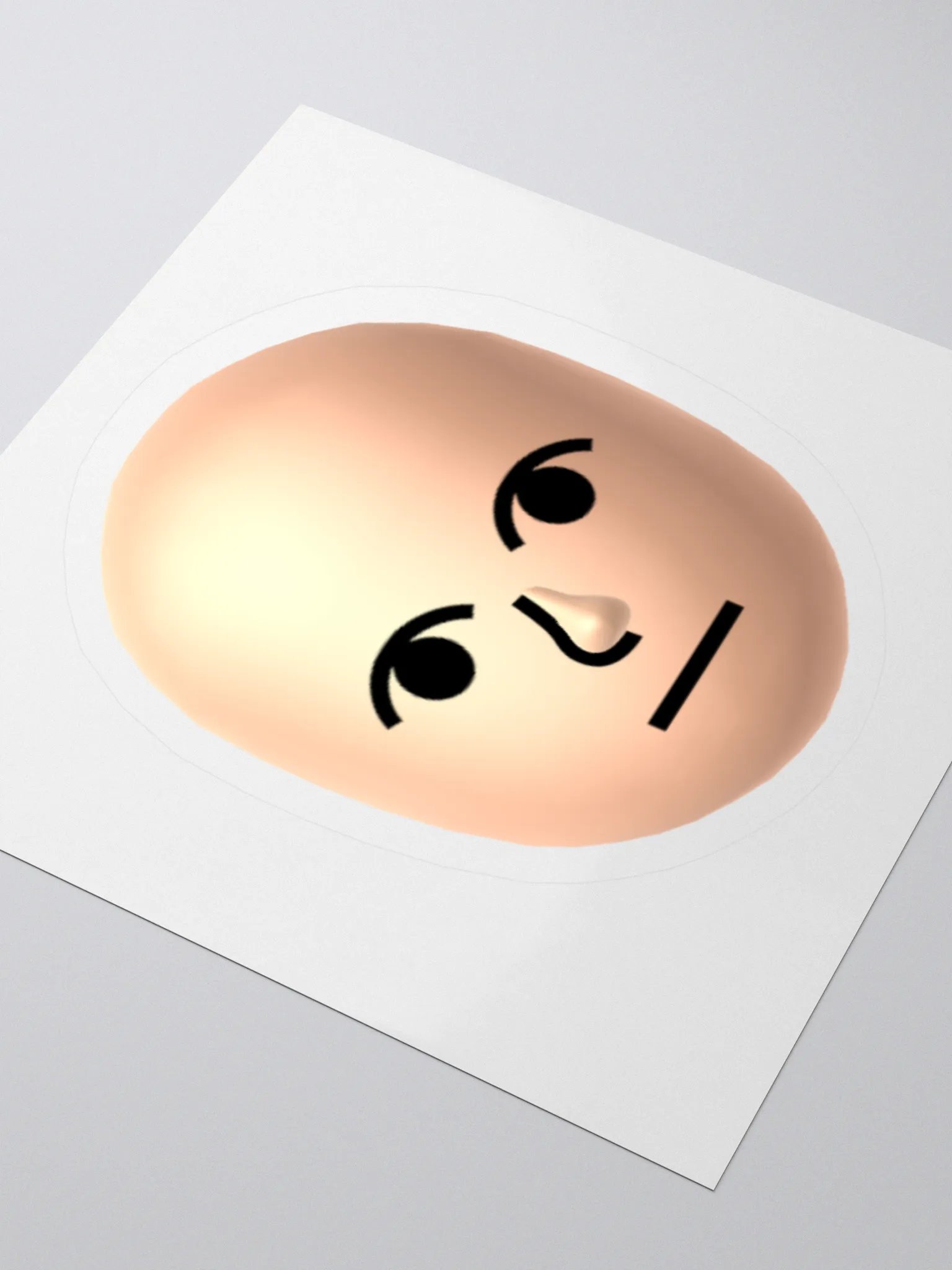 Bald Mii Sticker product image (6)