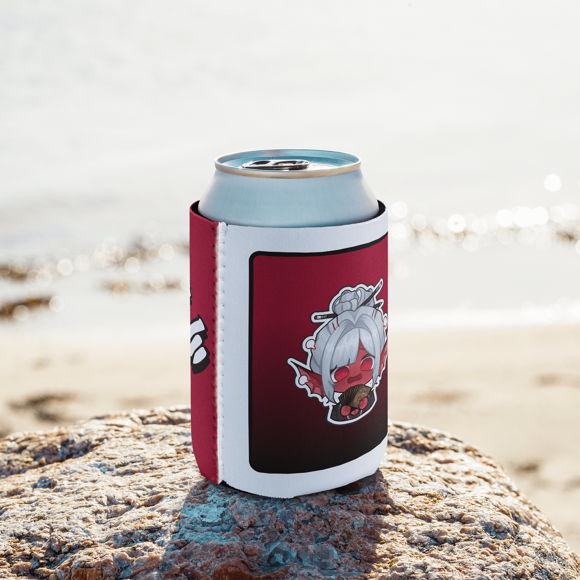 MTG Overwhelmed Emote Coozie (Red) product image (9)