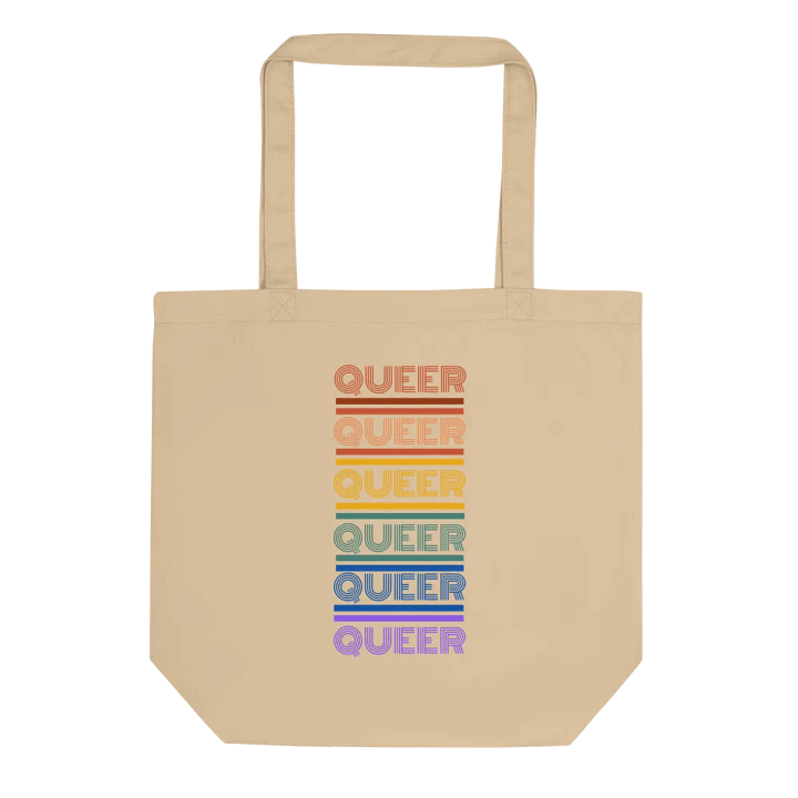 Rainbow Queer Statement Tote product image (1)
