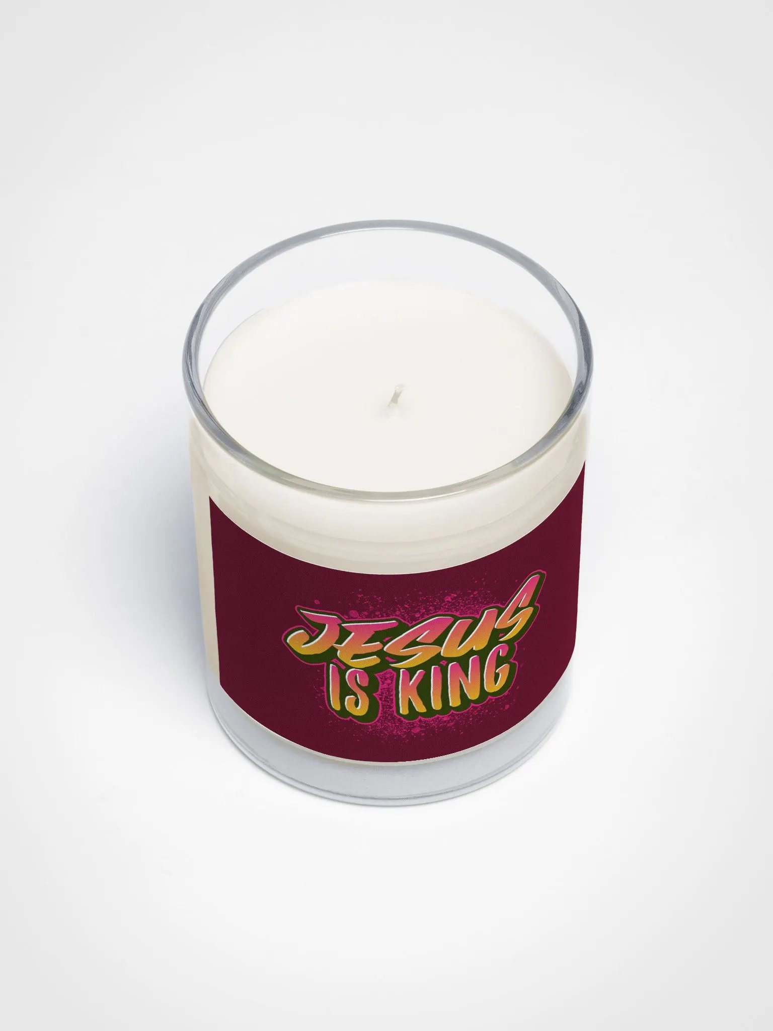 Jesus is King Soy Wax Candle product image (3)