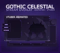Gothic VTUBER Stream Overlay Animated product image (1)