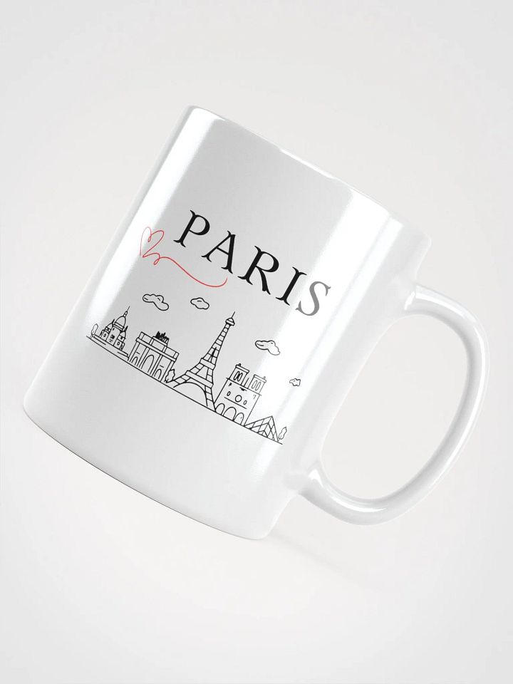 Love Paris France Monuments | Left Handed Coffee Tea Mug product image (1)