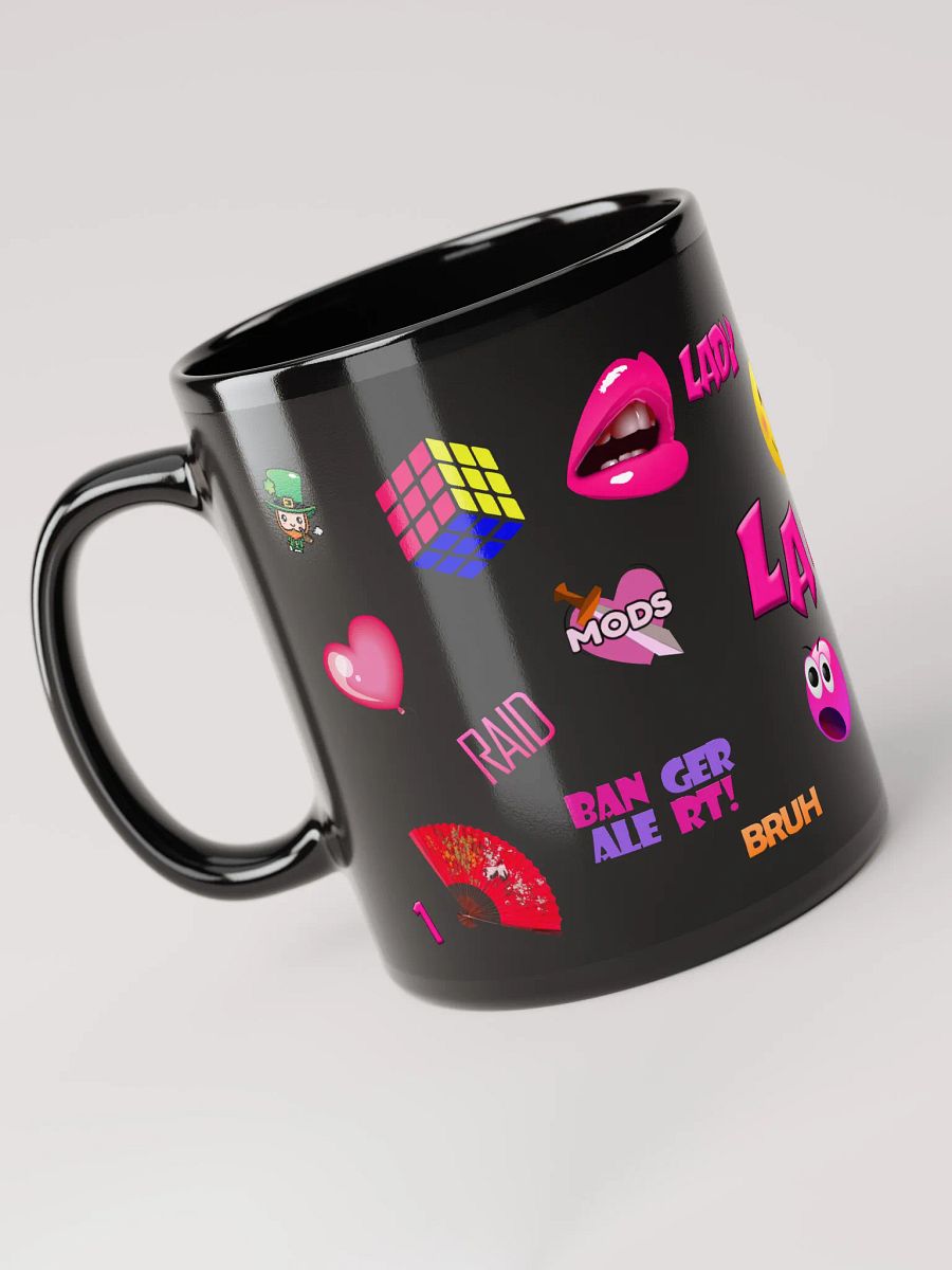 Lanaland Emote Mug Black product image (4)