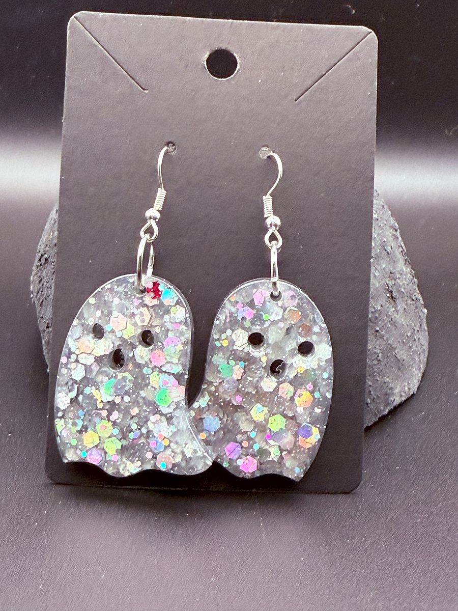 Resin Earings - Ghosts product image (4)