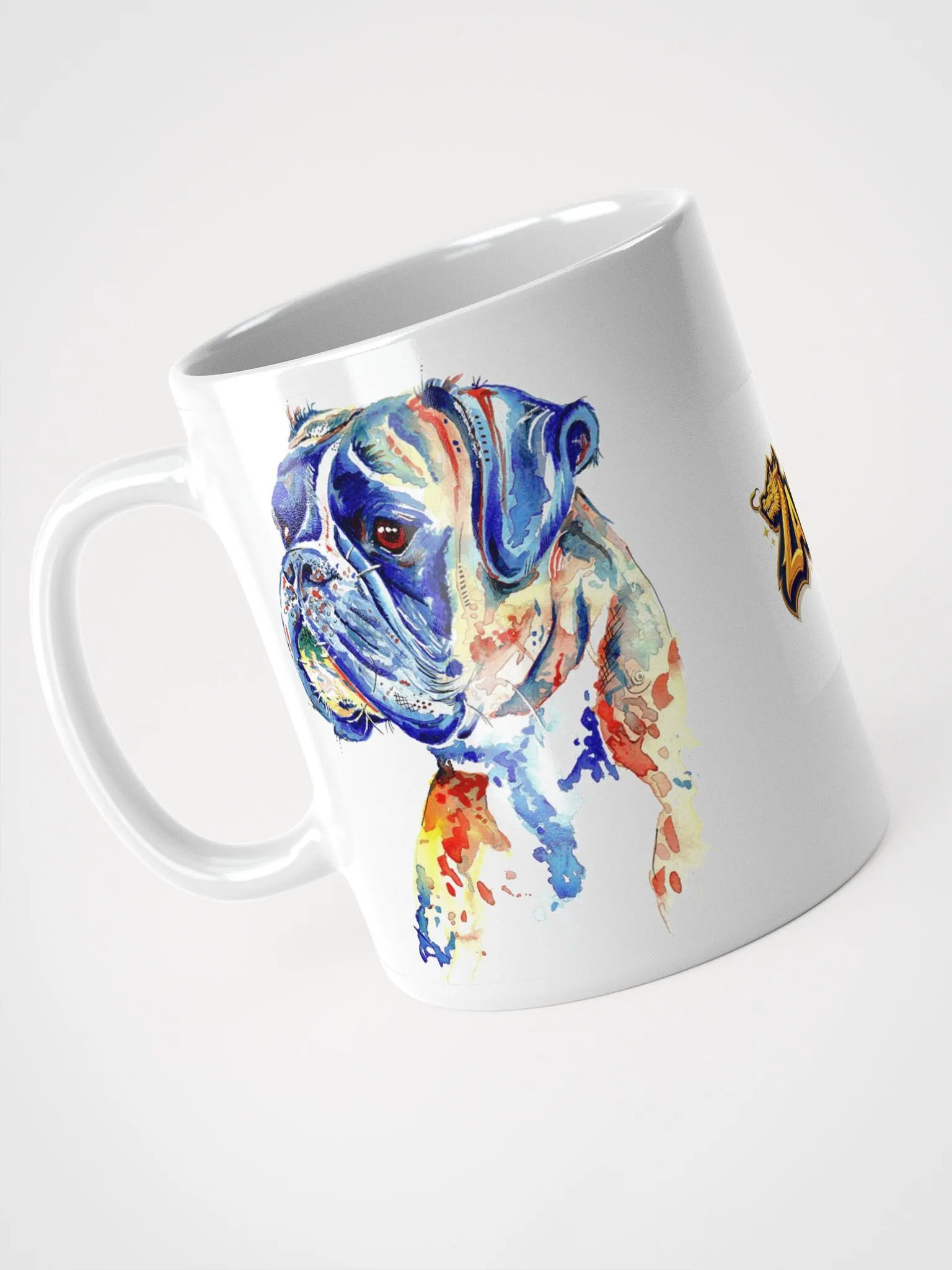 Splash Boxer White Glossy Mug product image (3)