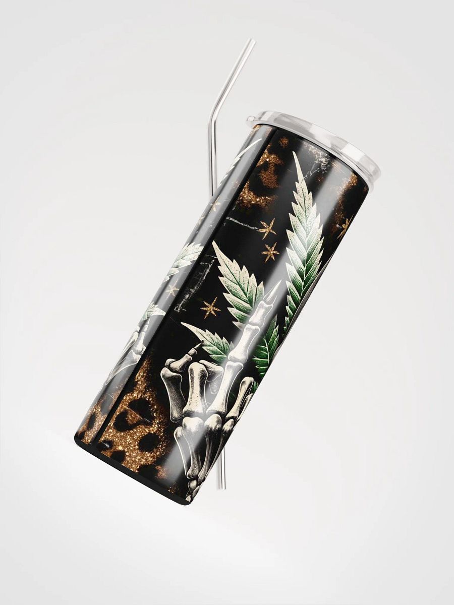 Rebel Leaf Skull Stainless Steel Tumbler product image (4)