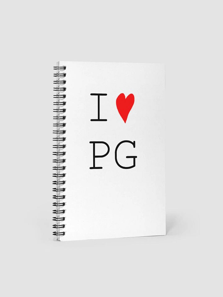 I HEART PG NOTEBOOK product image (1)